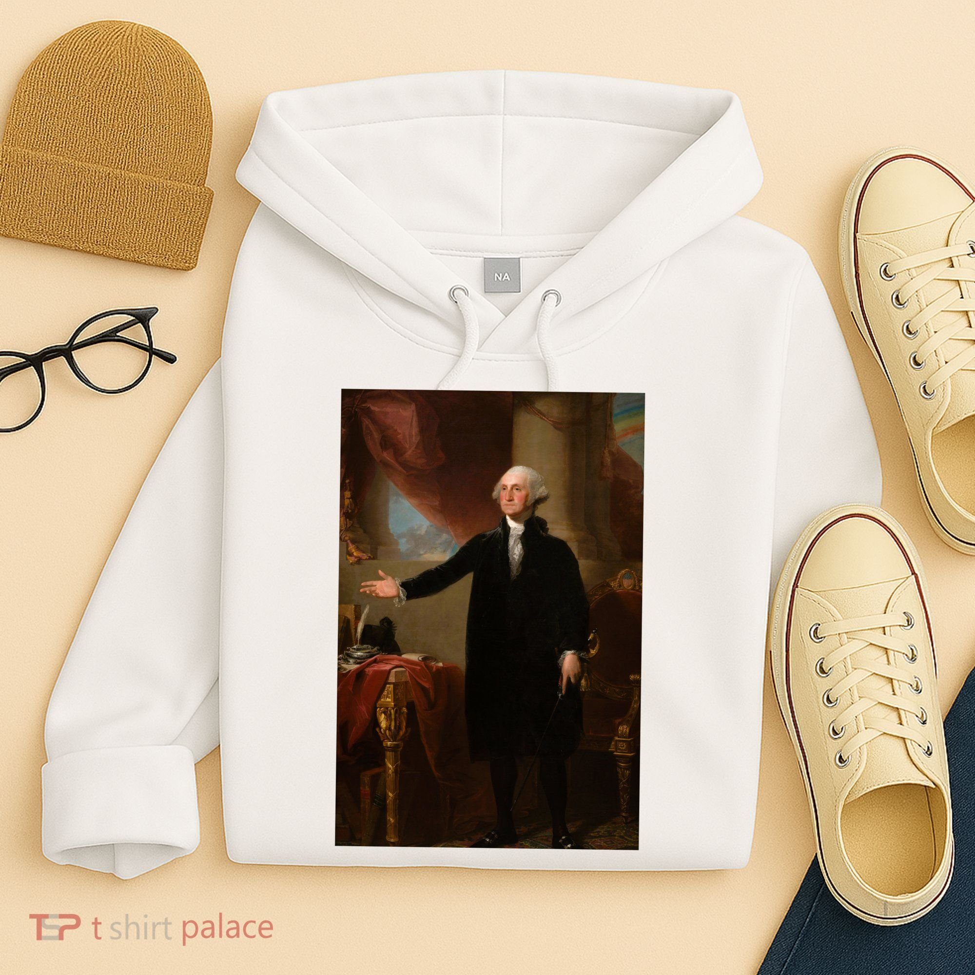 George Washington Portrait Hoodie