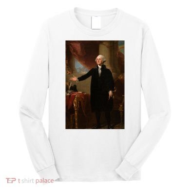 George Washington Portrait Long Sleeve Shirt