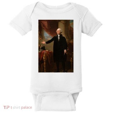 George Washington Portrait Baby Bodysuit