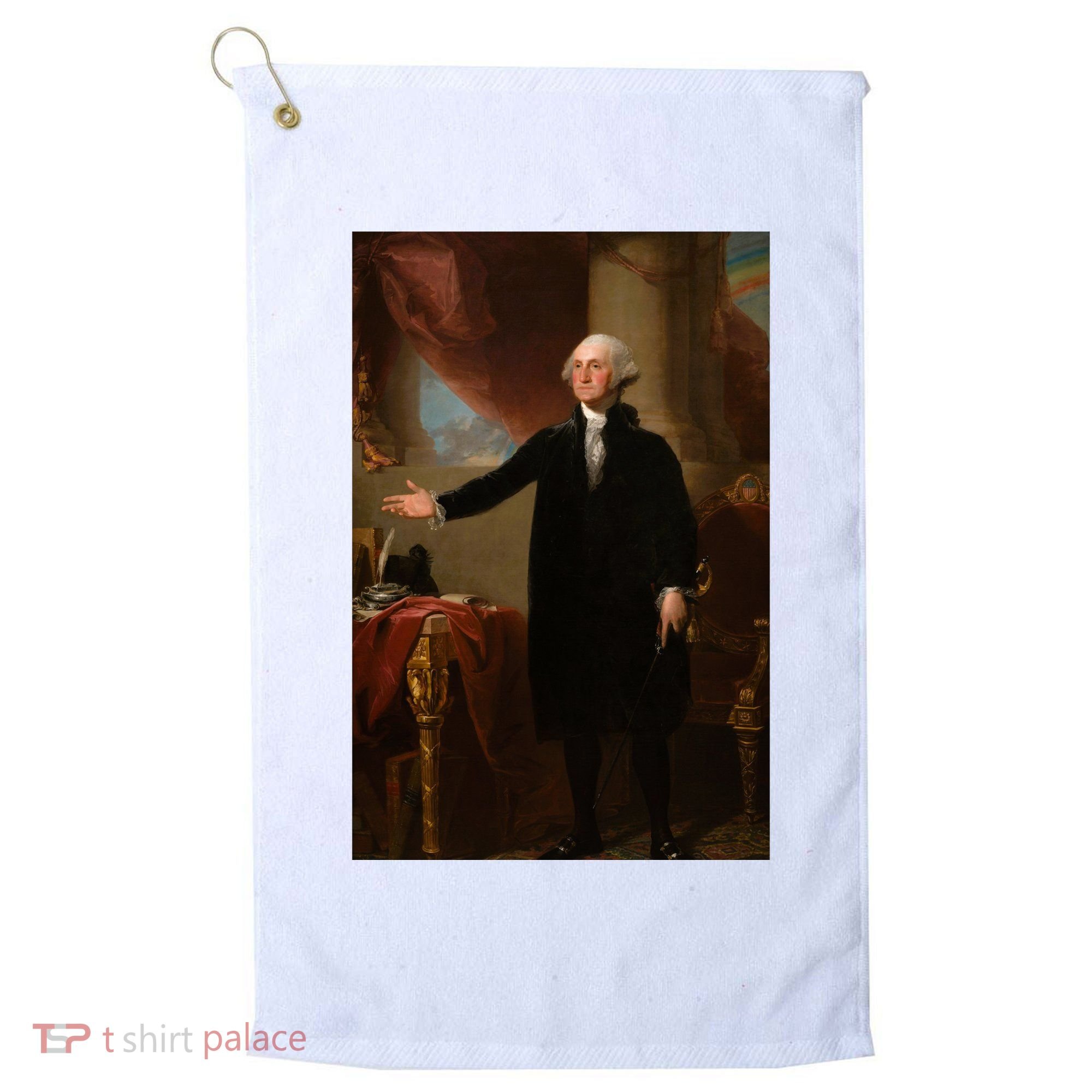 George Washington Portrait Golf Towel