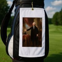 George Washington Portrait Golf Towel thumb 2