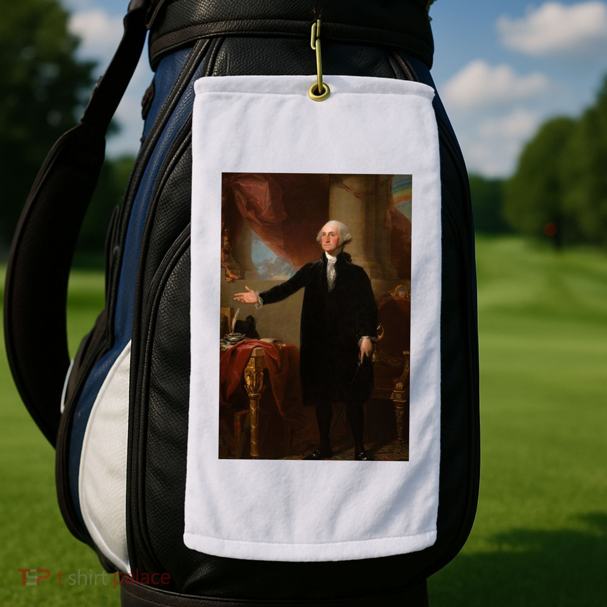 George Washington Portrait Golf Towel