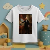 George Washington Portrait Toddler T-Shirt thumb 3