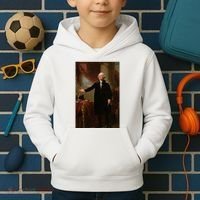 George Washington Portrait Kids Hoodie thumb 2