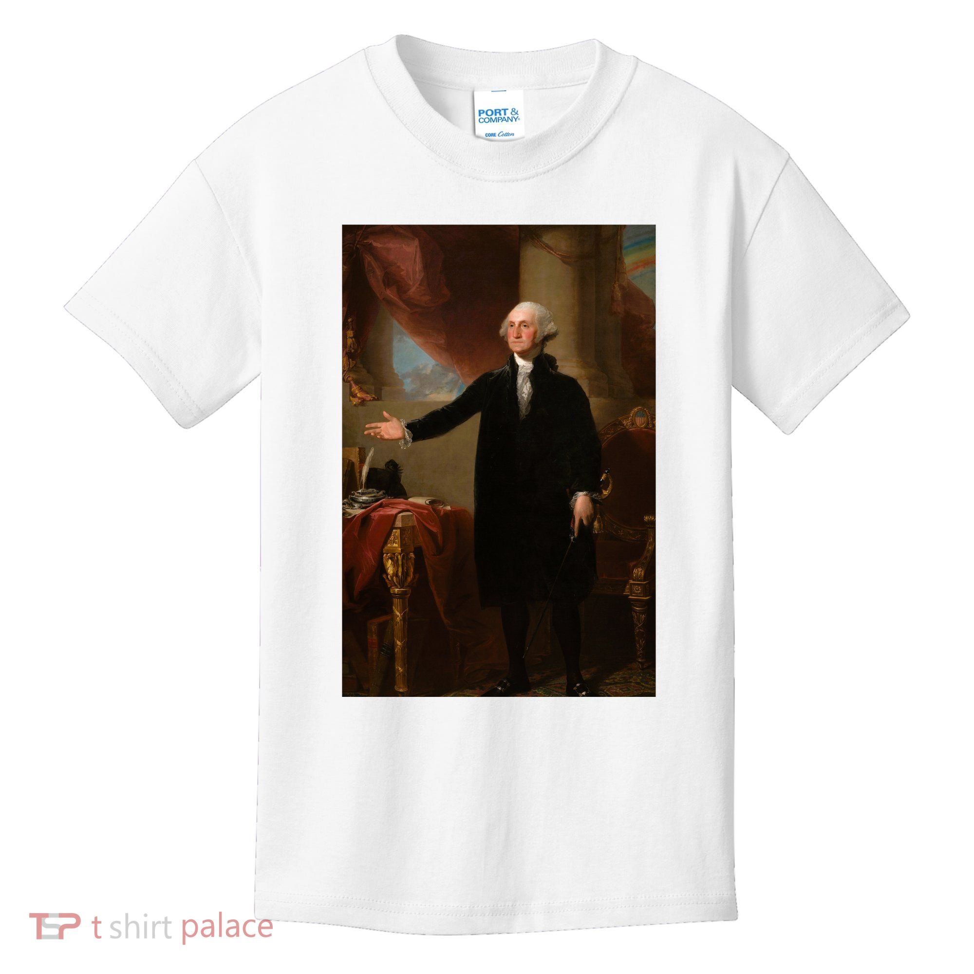 George Washington Portrait Kids T-Shirt