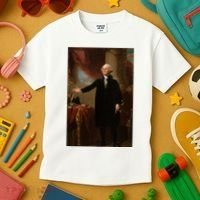 George Washington Portrait Kids T-Shirt thumb 3