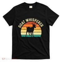 Goat Whisperer Retro Vintage Animal Lover Farmer Rancher T-Shirt thumb 0