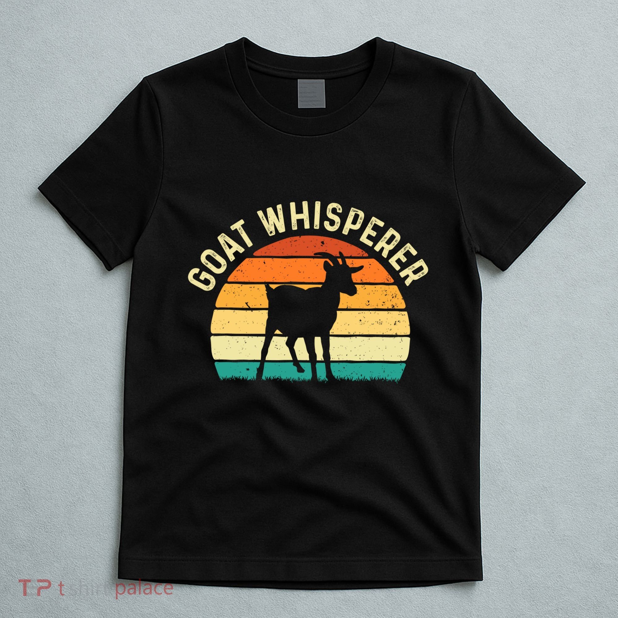 Goat Whisperer Retro Vintage Animal Lover Farmer Rancher T-Shirt