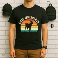 Goat Whisperer Retro Vintage Animal Lover Farmer Rancher T-Shirt thumb 6