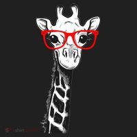 Giraffe With Red Glasses Gift For Zoo Animal Lovers Gift Hat thumb 2