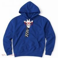 Giraffe With Red Glasses Gift For Zoo Animal Lovers Gift Hoodie thumb 0