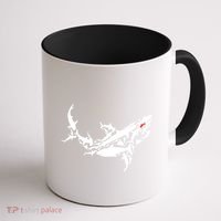 Great White Shark Marine Ocean Shark Gift Coffee Mug thumb 1