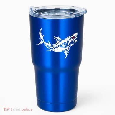 Great White Shark Marine Ocean Shark Gift Tumbler
