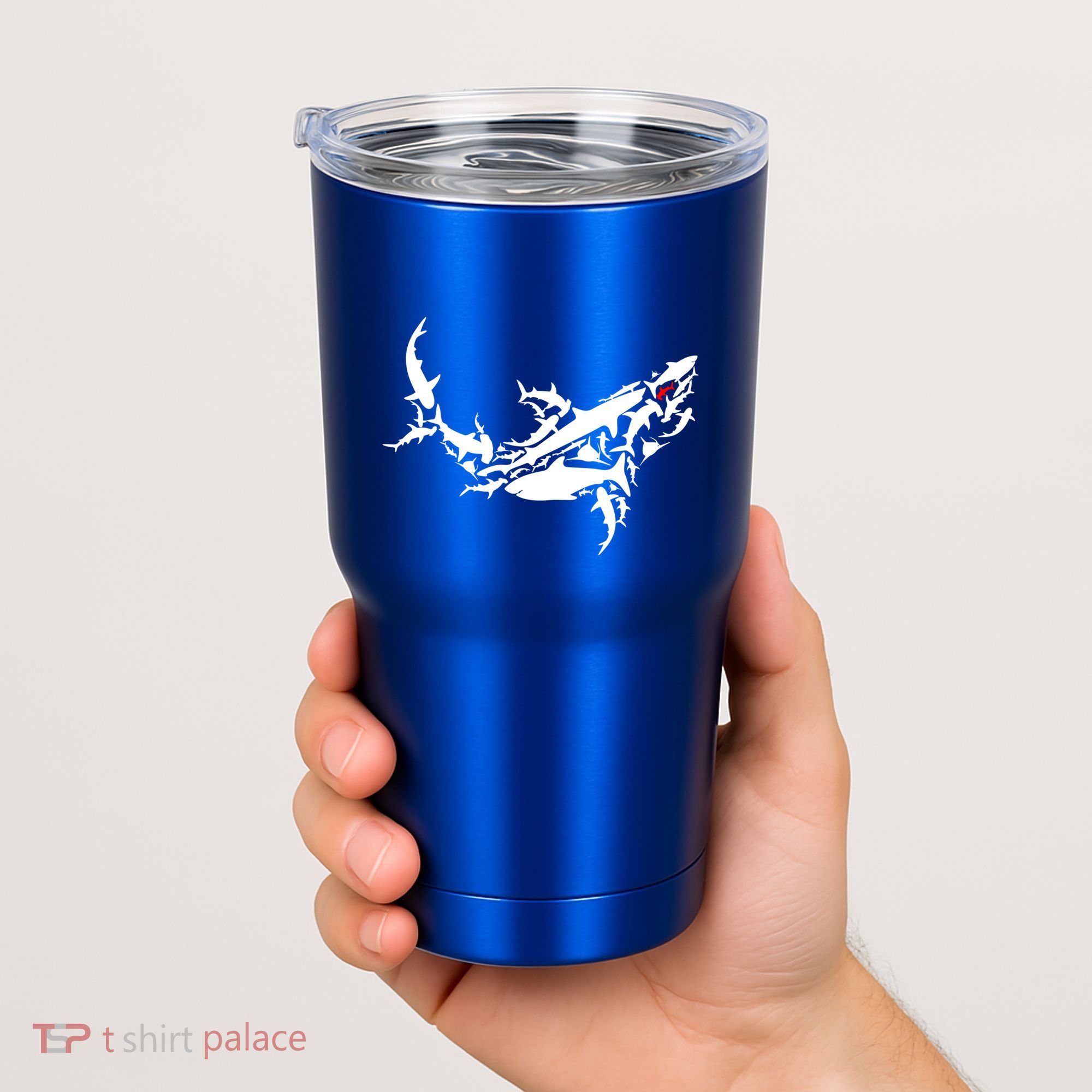 Great White Shark Marine Ocean Shark Gift Tumbler