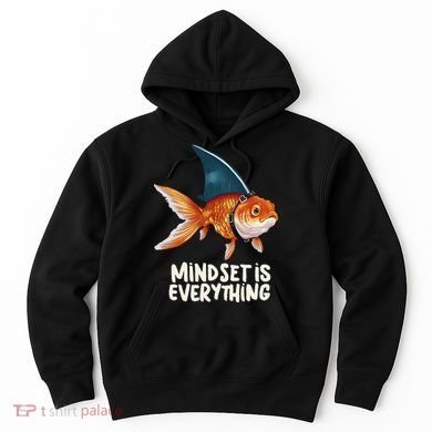 Goldfish With Shark Fin Costume Illustration Hoodie