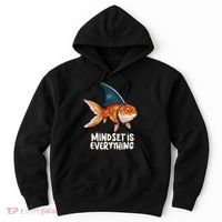 Goldfish With Shark Fin Costume Illustration Hoodie thumb 0