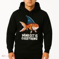 Goldfish With Shark Fin Costume Illustration Hoodie thumb 2