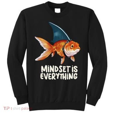 Goldfish With Shark Fin Costume Illustration Sweatshirt