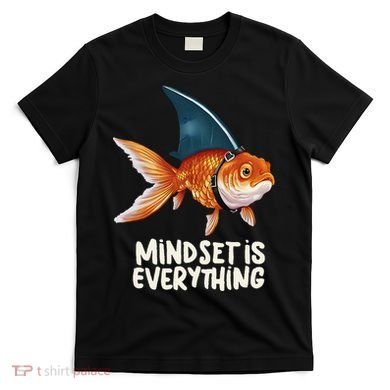 Goldfish With Shark Fin Costume Illustration T-Shirt