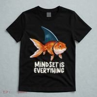 Goldfish With Shark Fin Costume Illustration T-Shirt thumb 5