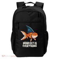 Goldfish With Shark Fin Costume Illustration Backpack thumb 0