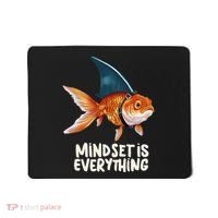 Goldfish With Shark Fin Costume Illustration Mousepad thumb 0