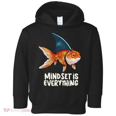 Goldfish With Shark Fin Costume Illustration Toddler Hoodie