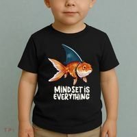 Goldfish With Shark Fin Costume Illustration Toddler T-Shirt thumb 2