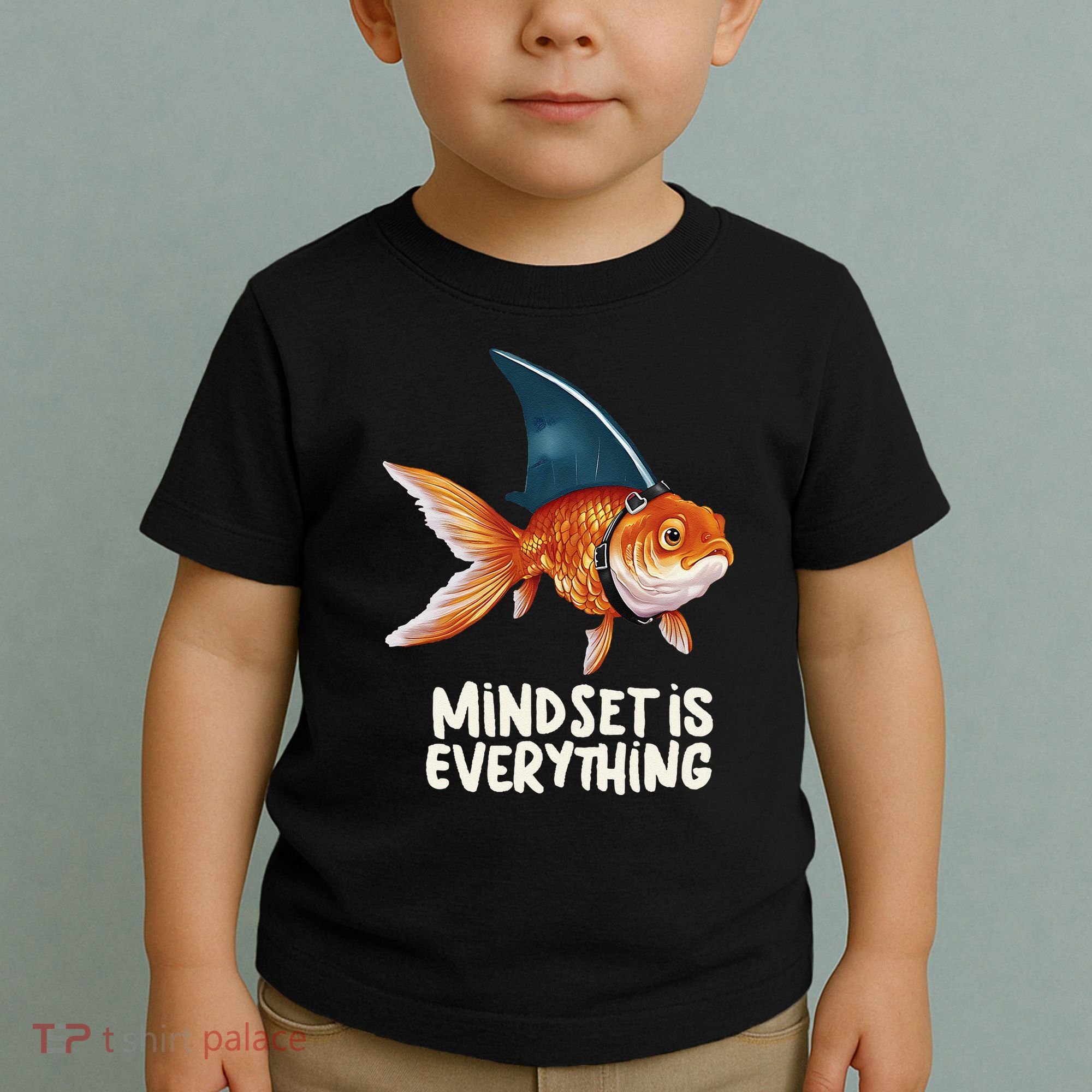 Goldfish With Shark Fin Costume Illustration Toddler T-Shirt