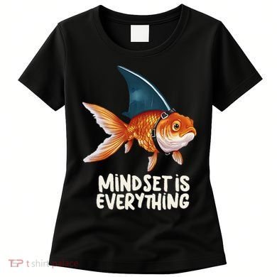 Goldfish With Shark Fin Costume Illustration Women's T-Shirt