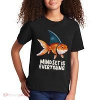 Goldfish With Shark Fin Costume Illustration Kids T-Shirt thumb 2