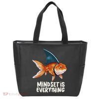 Goldfish With Shark Fin Costume Illustration Tote Bag thumb 0