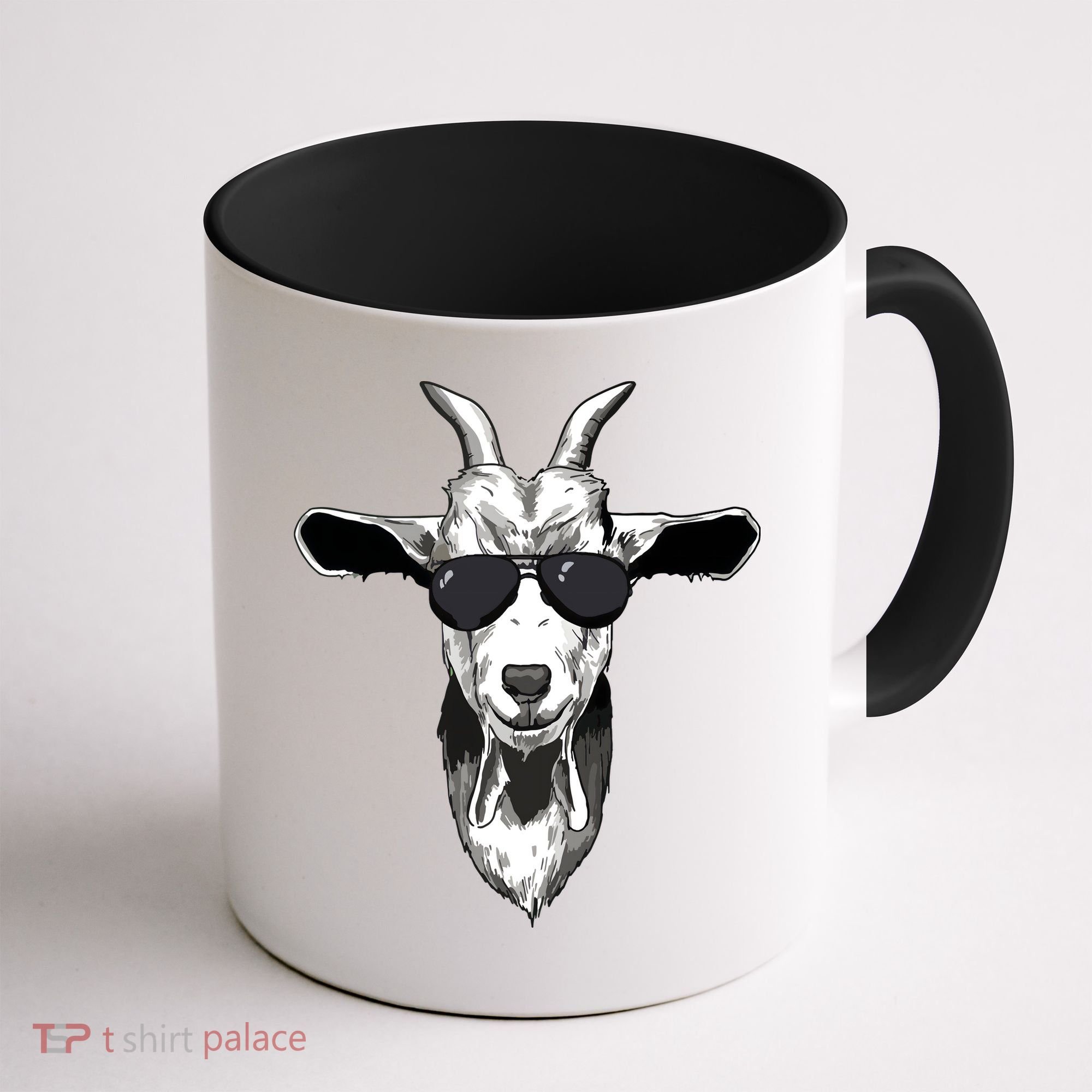 Goat With Sunglasses Coffee Mug