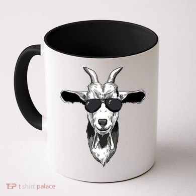 Goat With Sunglasses Coffee Mug