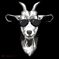 Goat With Sunglasses Mousepad thumb 1