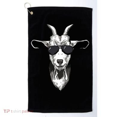 Goat With Sunglasses Golf Towel