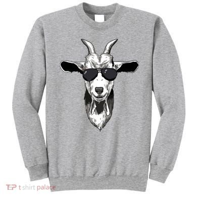 Goat With Sunglasses Sweatshirt