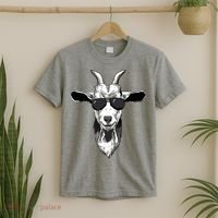Goat With Sunglasses T-Shirt thumb 2