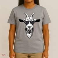Goat With Sunglasses T-Shirt thumb 4