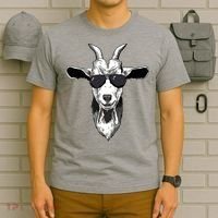 Goat With Sunglasses T-Shirt thumb 6