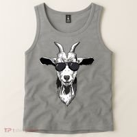 Goat With Sunglasses Tank Top thumb 2
