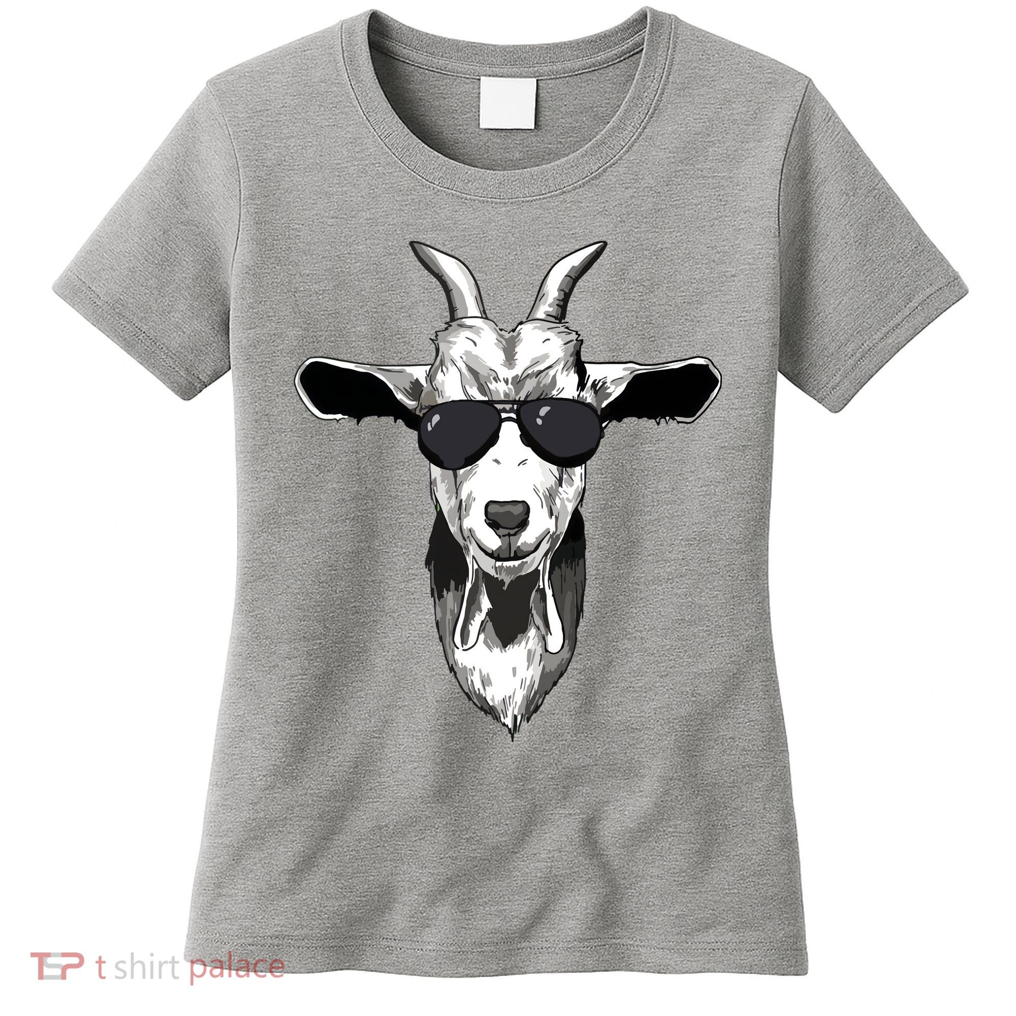 Goat With Sunglasses Women's T-Shirt