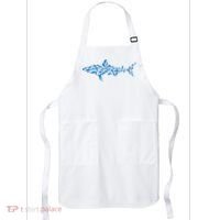 Great White Shark Sharks Silhouette Shark Fish White Shark Apron thumb 0