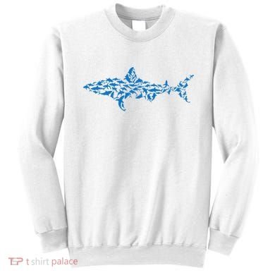 Great White Shark Sharks Silhouette Shark Fish White Shark Sweatshirt