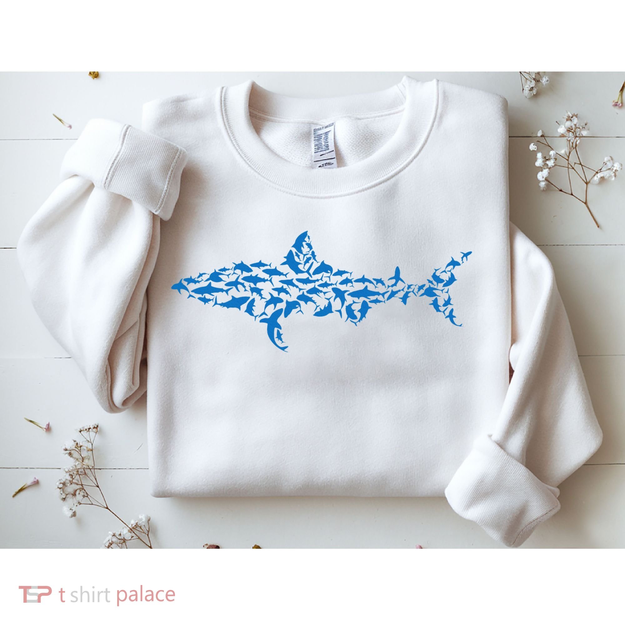 Great White Shark Sharks Silhouette Shark Fish White Shark Sweatshirt