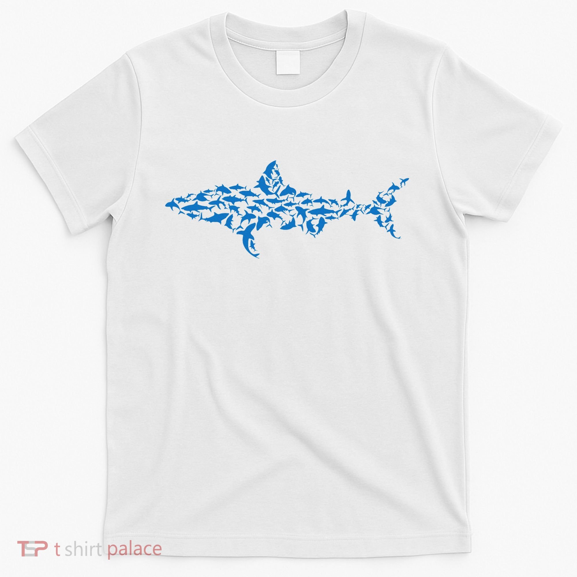 Great White Shark Sharks Silhouette Shark Fish White Shark T-Shirt
