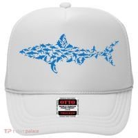 Great White Shark Sharks Silhouette Shark Fish White Shark Hat thumb 0