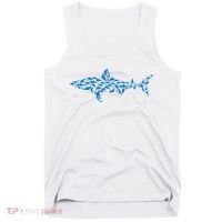 Great White Shark Sharks Silhouette Shark Fish White Shark Tank Top thumb 0