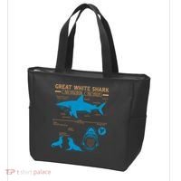 Great White Shark Carcharodon Carcharias Infographic Tote Bag thumb 3