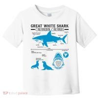 Great White Shark Carcharodon Carcharias Infographic Toddler T-Shirt thumb 0